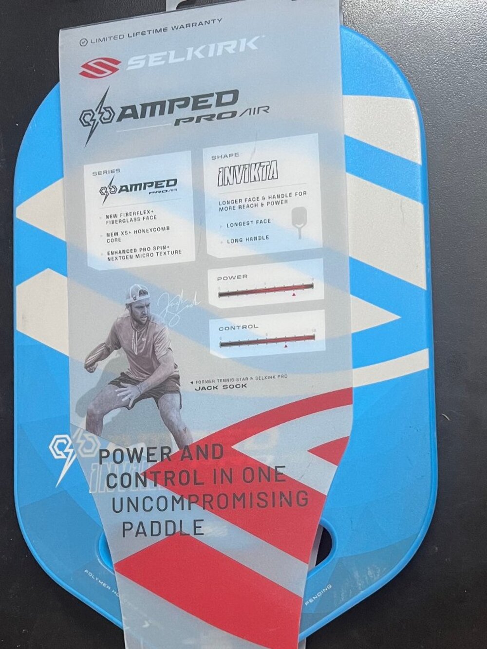 Selkirk Amped Pro Air Invikta Blue Pickleball Paddle
